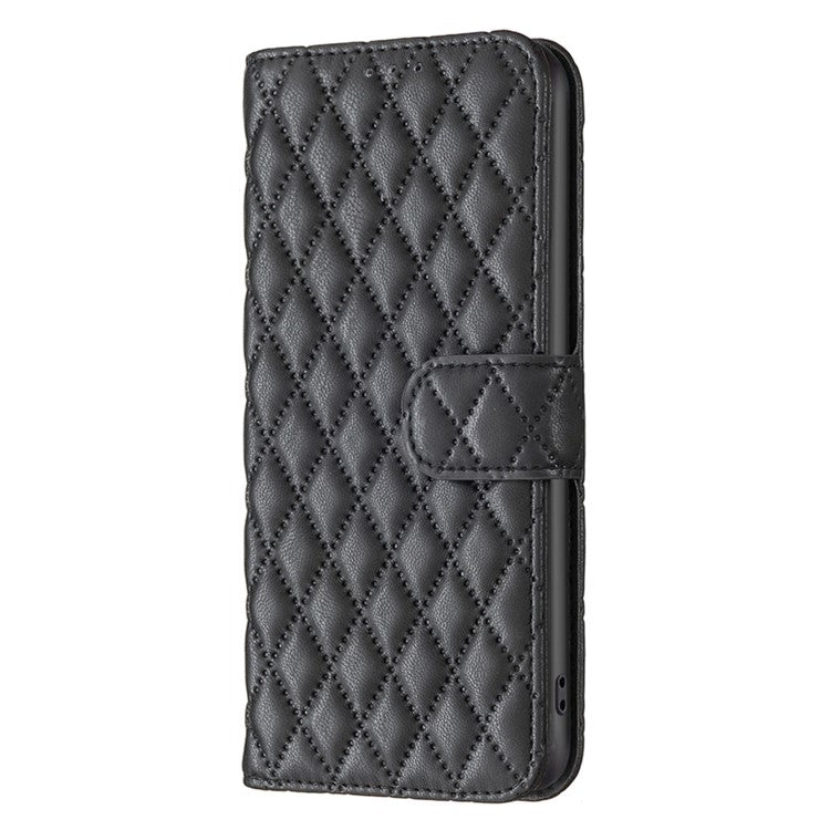 BINFEN COLOR BF Style-14 For Motorola Edge 40 Neo 5G Leather Case Wallet Phone Cover - Black
