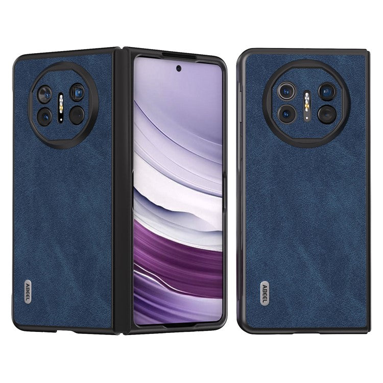 ABEEL For Huawei Mate X5 Case PU Leather Coated PC Protective Folding Cover - Blue
