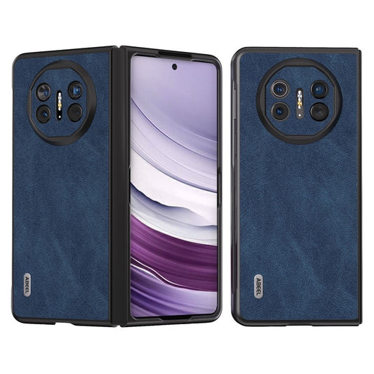 ABEEL For Huawei Mate X5 Case PU Leather Coated PC Protective Folding Cover - Blue