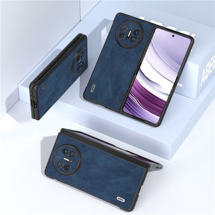 ABEEL For Huawei Mate X5 Case PU Leather Coated PC Protective Folding Cover - Blue