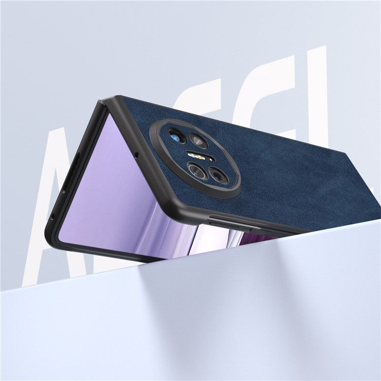 ABEEL For Huawei Mate X5 Case PU Leather Coated PC Protective Folding Cover - Blue