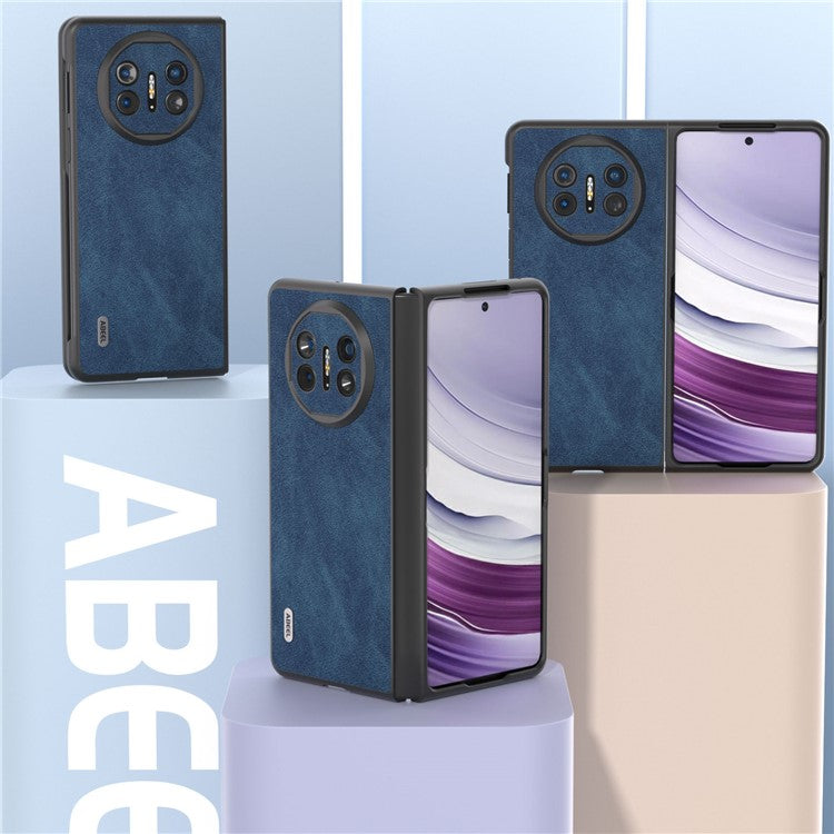ABEEL For Huawei Mate X5 Case PU Leather Coated PC Protective Folding Cover - Blue