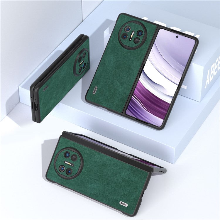 ABEEL For Huawei Mate X5 Case PU Leather Coated PC Protective Folding Cover - Green
