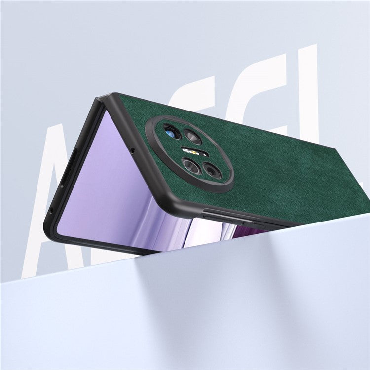 ABEEL For Huawei Mate X5 Case PU Leather Coated PC Protective Folding Cover - Green