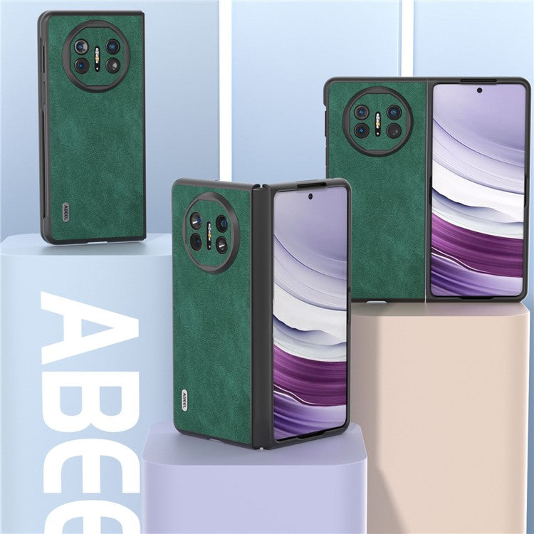 ABEEL For Huawei Mate X5 Case PU Leather Coated PC Protective Folding Cover - Green