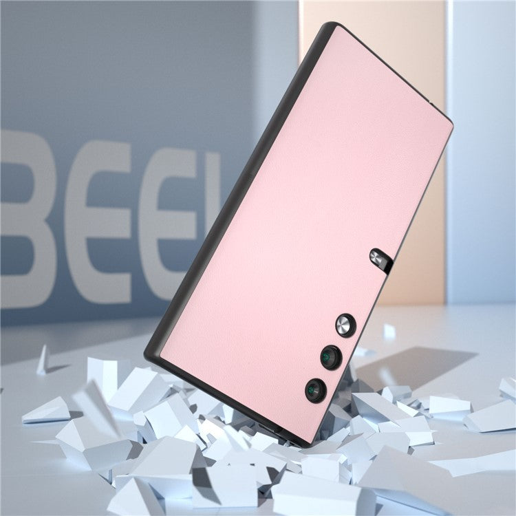 ABEEL For Honor V Purse Case PU Leather Coated PC Smooth Shockproof Phone Cover - Pink