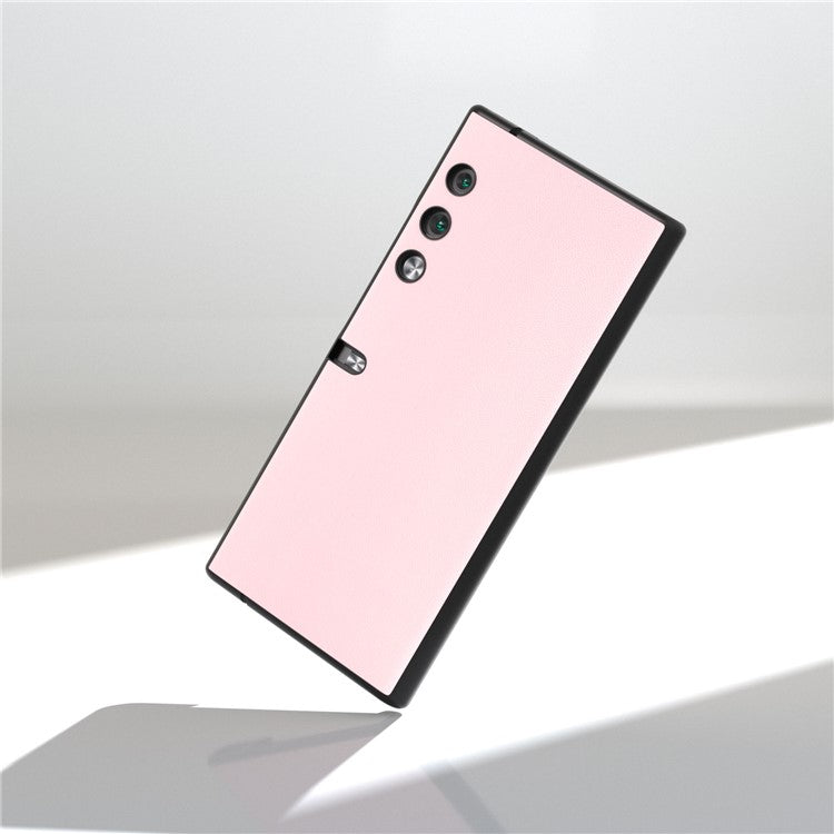 ABEEL For Honor V Purse Case PU Leather Coated PC Smooth Shockproof Phone Cover - Pink