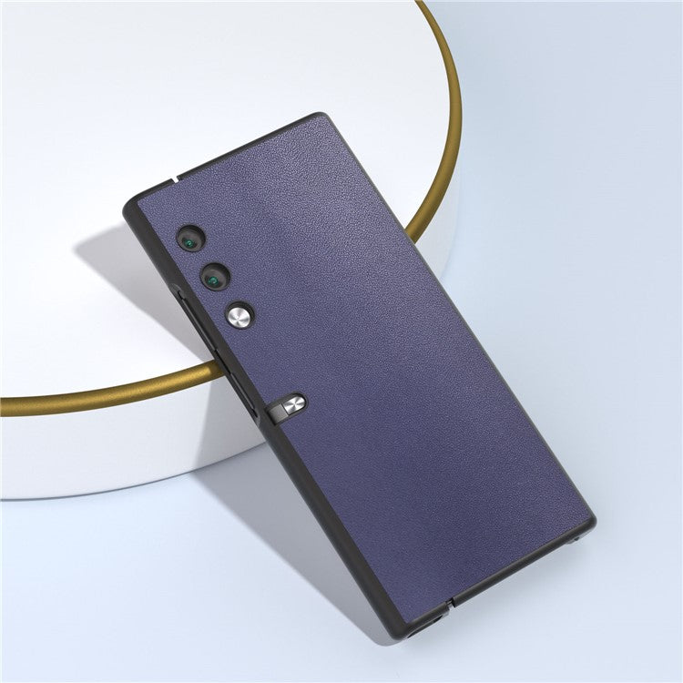 ABEEL For Honor V Purse Case PU Leather Coated PC Smooth Shockproof Phone Cover - Blue