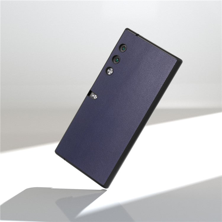 ABEEL For Honor V Purse Case PU Leather Coated PC Smooth Shockproof Phone Cover - Blue