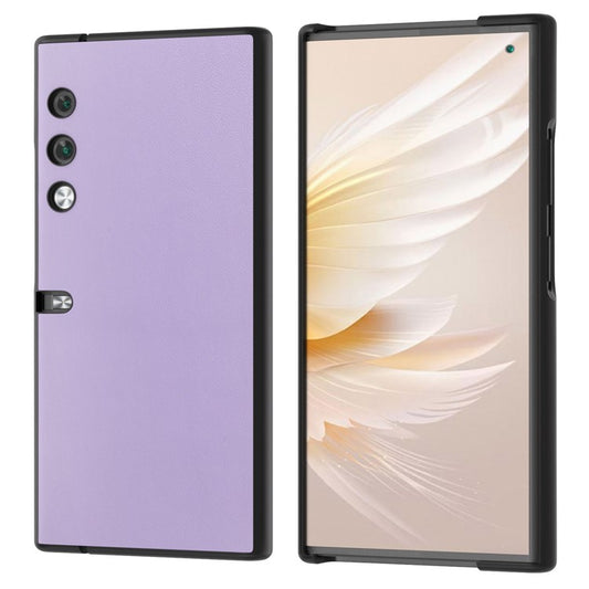 ABEEL For Honor V Purse Case PU Leather Coated PC Smooth Shockproof Phone Cover - Purple