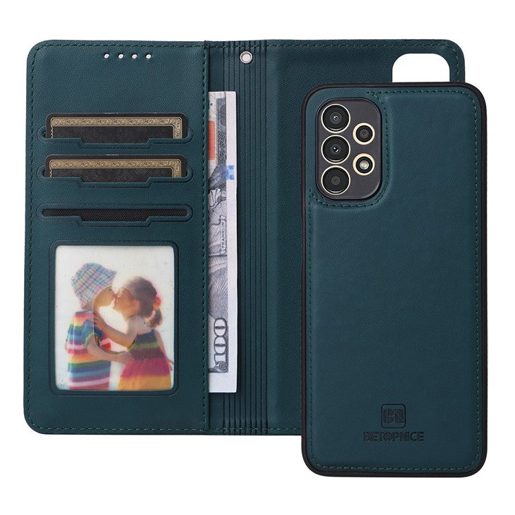 BETOPNICE 005 For Samsung Galaxy A13 4G Case Detachable 2-in-1 Phone Leather Cover with Stand - Blue