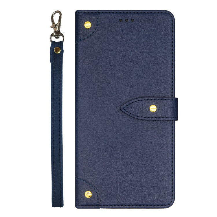 IDEWEI For Huawei Mate 60 Case PU Leather Stand Cover with Card Holder - Blue