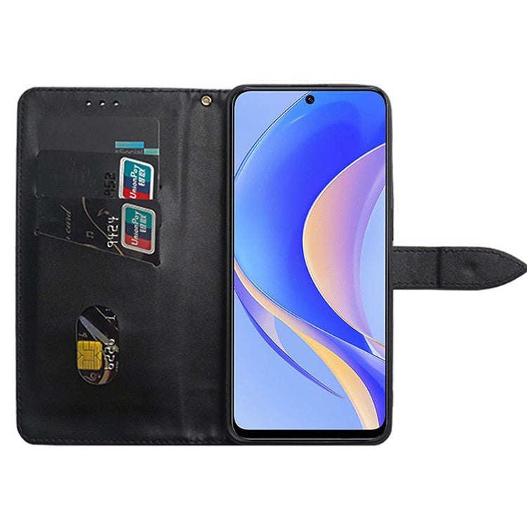 IDEWEI For Huawei Mate 60 Case PU Leather Stand Cover with Card Holder - Blue