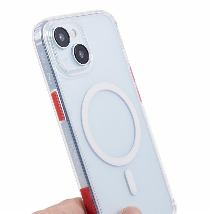 Compatible with MagSafe Phone Cover for iPhone 14 Case PC+TPU Phone Shell - Transparent