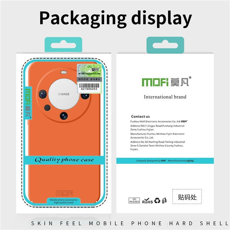 MOFI JK Qin Series For Huawei Mate 60 Phone Case Acrylic+TPU Matte Cover - Blue