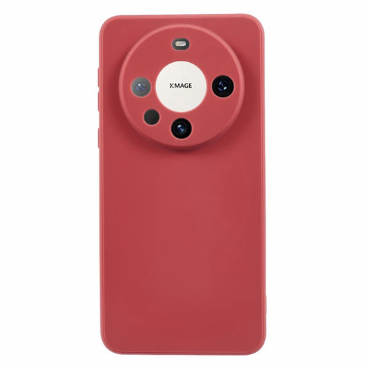 For Huawei Mate 60 Pro+ Slim Case Shockproof Cell Phone TPU Cover - Red