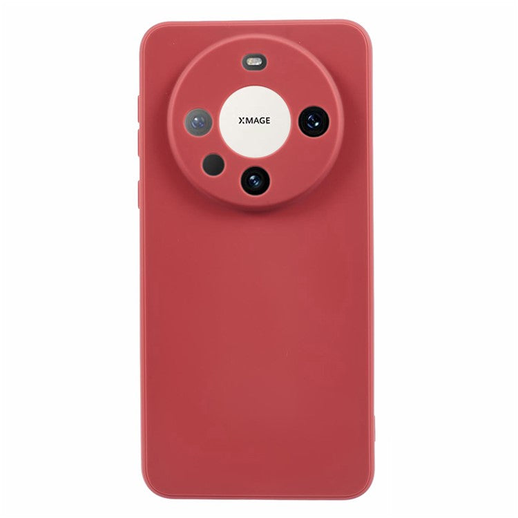 For Huawei Mate 60 Pro+ Slim Case Shockproof Cell Phone TPU Cover - Red