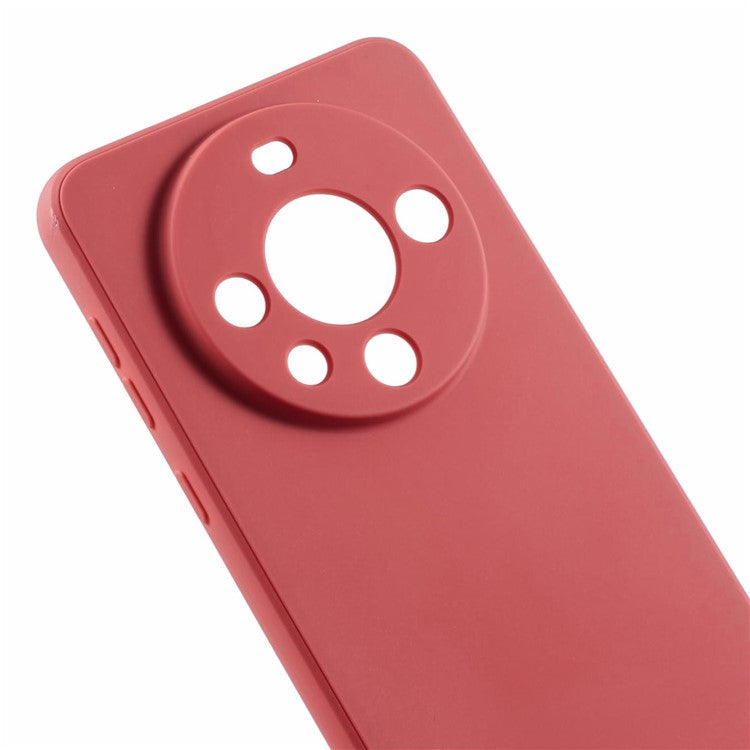 For Huawei Mate 60 Pro+ Slim Case Shockproof Cell Phone TPU Cover - Red