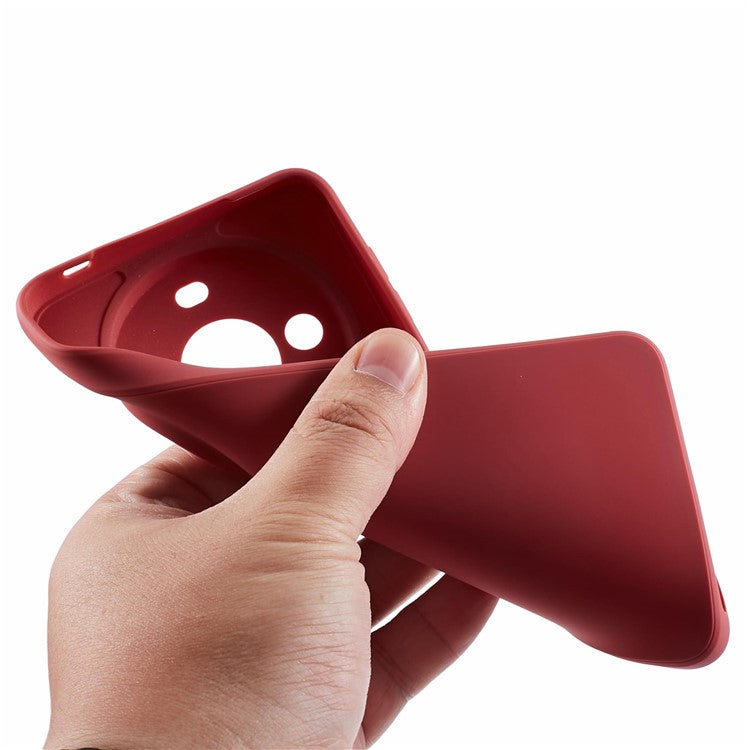 For Huawei Mate 60 Pro+ Slim Case Shockproof Cell Phone TPU Cover - Red