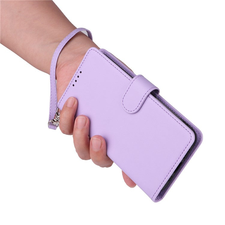 BETOPNICE 005 For iPhone 14 Plus Case Detachable 2-in-1 PU Leather Folio Flip Mobile Phone Shell - Purple