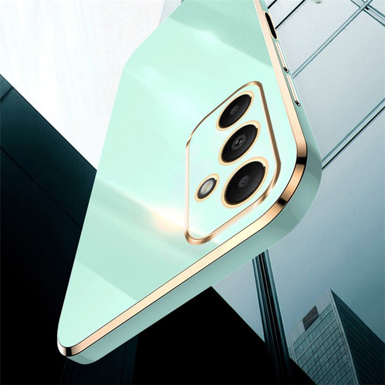 XINLI For Samsung Galaxy A05s 4G Cover Electroplated Drop-proof TPU Phone Case - Cyan