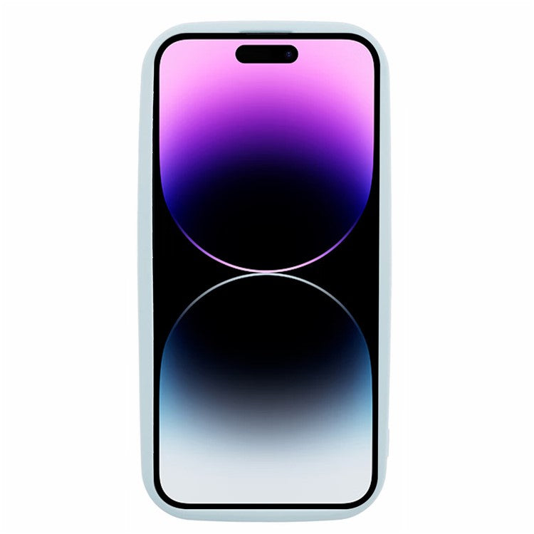 DY Series For iPhone 14 Pro Max Case Drop Protection TPU Phone Cover - Baby Blue