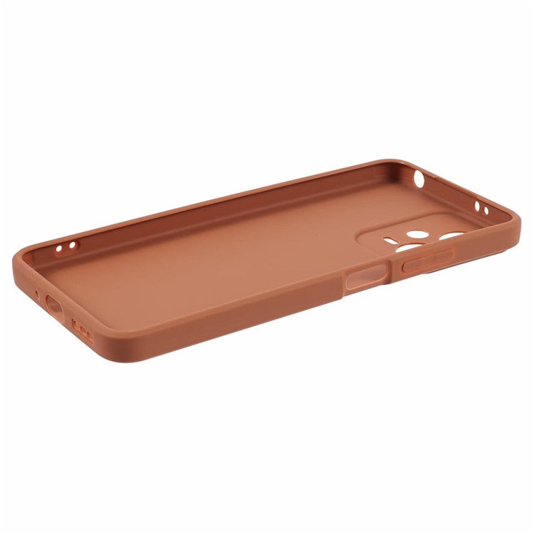 YX Series For Xiaomi Redmi Note 12 Pro 5G Phone Case Soft TPU Slim Back Cover (Precise Cutout) - Brown