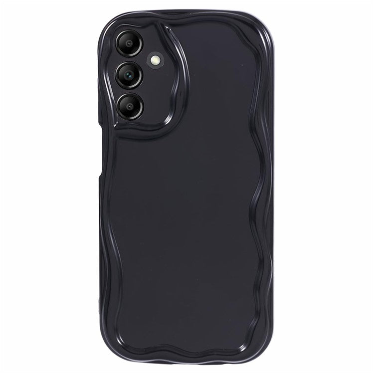 YX Series For Samsung Galaxy A15 5G Case Creative Shockproof TPU Cover (Precise Cutout) - Black
