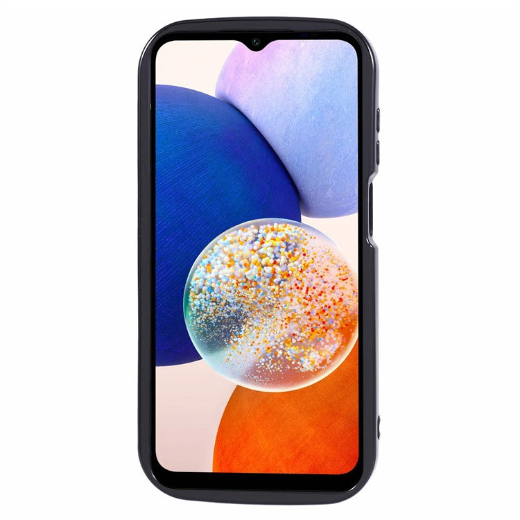 YX Series For Samsung Galaxy A15 5G Case Creative Shockproof TPU Cover (Precise Cutout) - Black