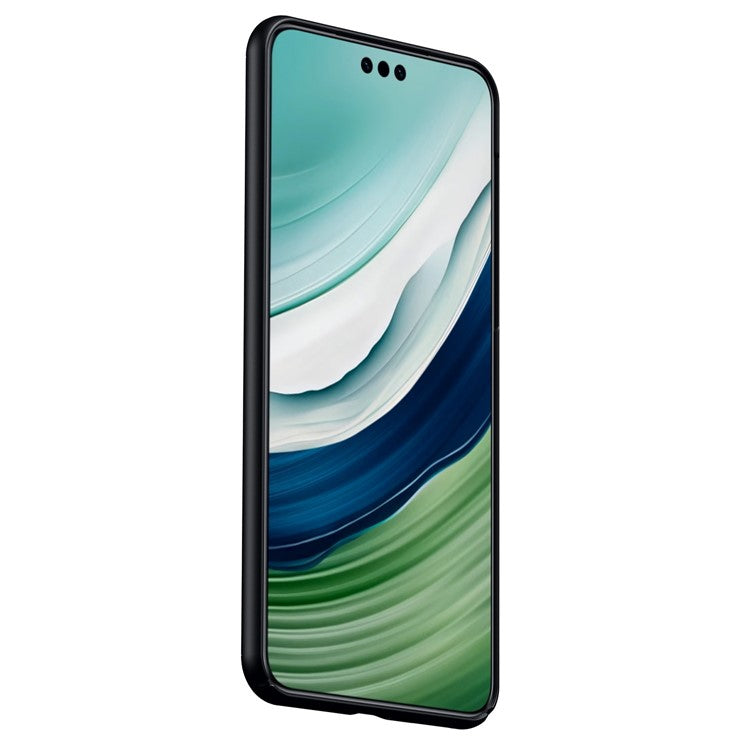 SULADA For Huawei Mate 60 Pro Case PC Coated with PU Leather Anti-fall Cell Phone Shell - White