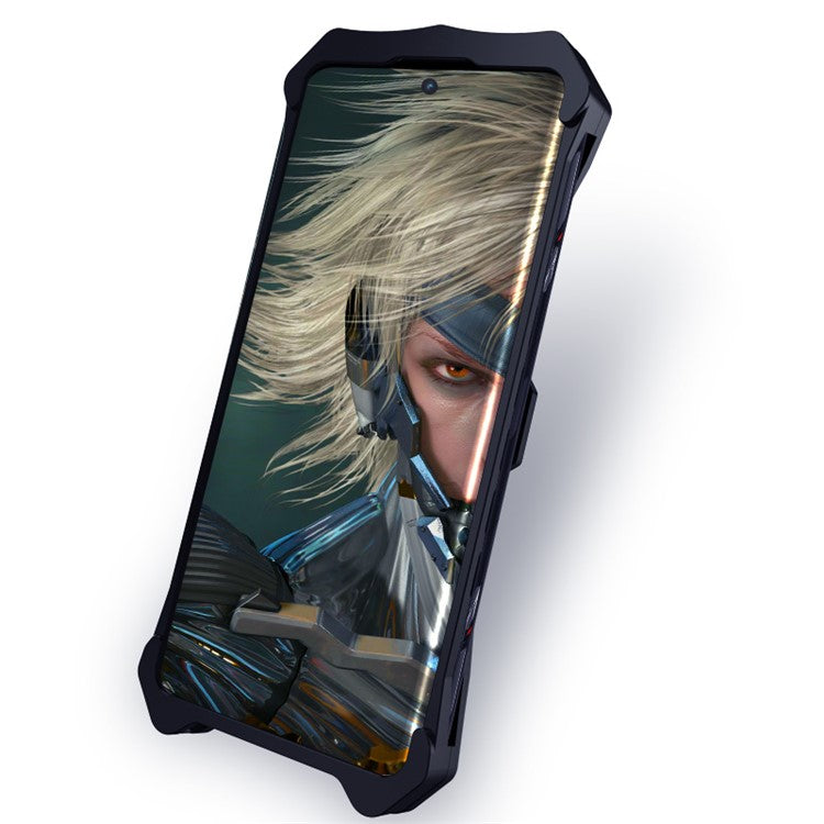For Motorola Edge 40 5G Case Anti-Scratch Aluminum Alloy Drop-Proof Phone Back Cover