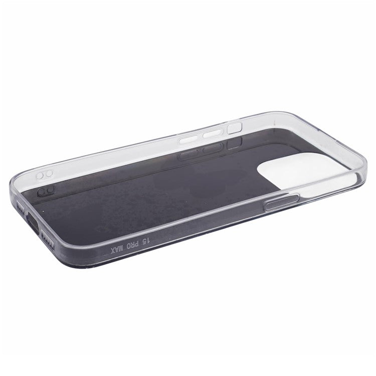 AW Series For iPhone 14 Pro Case TPU+PVC Big Rear Lens Hole Cover with Sparkle Epoxy Butterfly Decor - Black