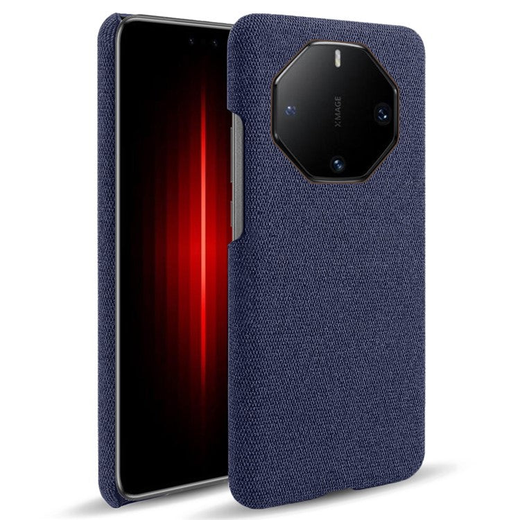 For Huawei Mate 60 RS Ultimate Phone Case Cloth+PC Cushion Cover - Blue