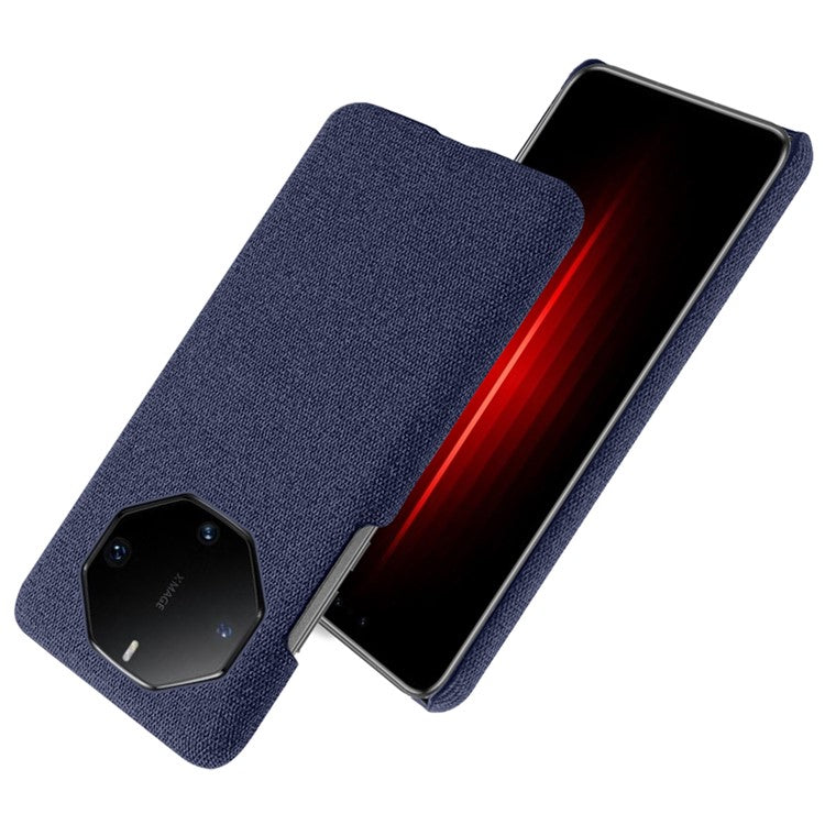 For Huawei Mate 60 RS Ultimate Phone Case Cloth+PC Cushion Cover - Blue