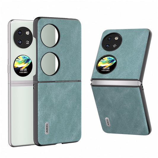ABEEL For Huawei Pocket 2 Protective Case Leather Back Cover  - Baby Blue