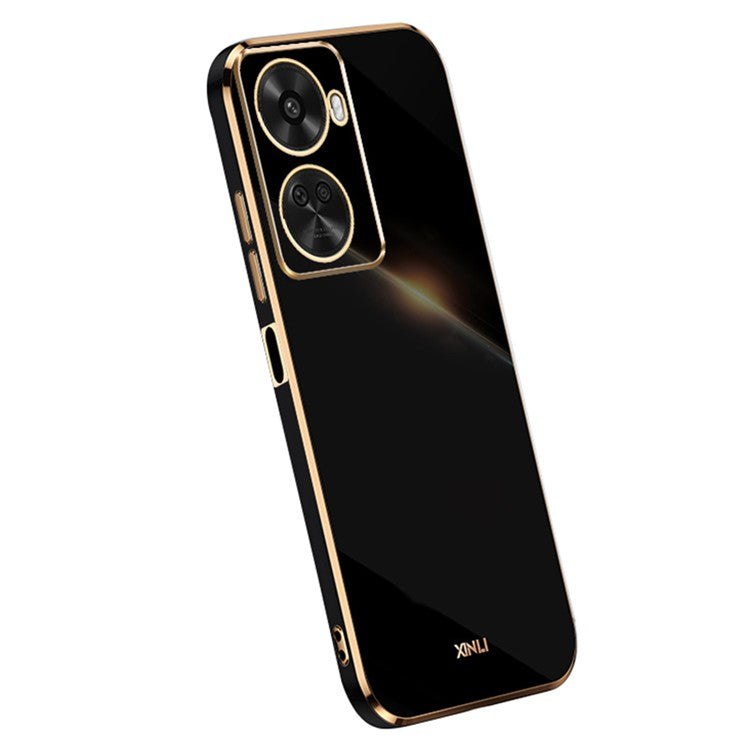 XINLI For Huawei nova 11 SE / nova 12 SE 4G Phone Case Soft TPU Protection Shockproof Cover - Black