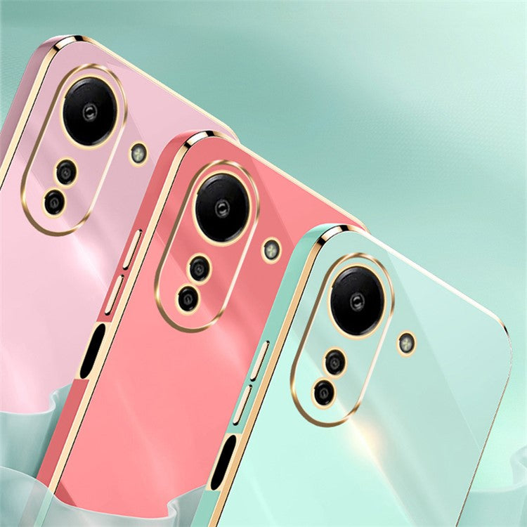 XINLI For Xiaomi Redmi 13C 4G / Poco C65 4G Case with Ring Holder Kickstand Soft TPU Phone Cover - Purple