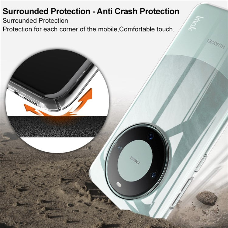 IMAK Crystal Case II Pro for Huawei Mate 60 Pro  /  Mate 60 Pro+ Clear Phone Case Hard PC Cover