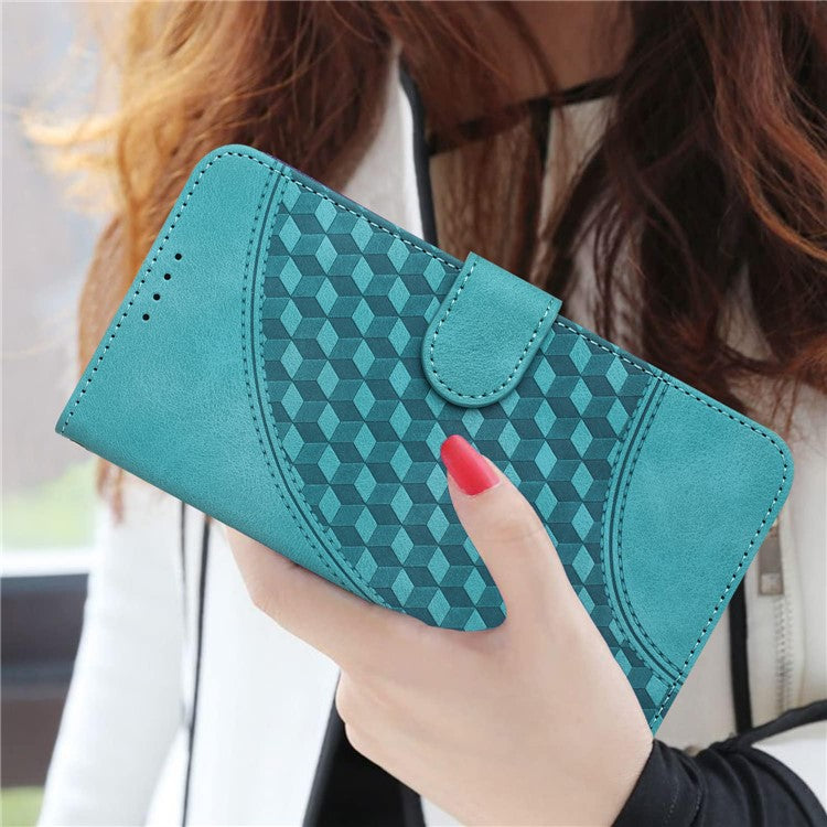 YX0060 For Xiaomi Redmi Note 13 Pro+ 5G Leather Wallet Case Elephant Head Pattern - Baby Blue