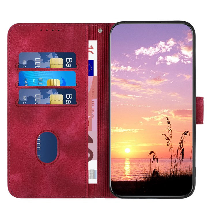 YX0060 For Xiaomi Redmi Note 13 Pro 5G / Poco X6 5G Case Elephant Head Pattern Leather Cover - Rose