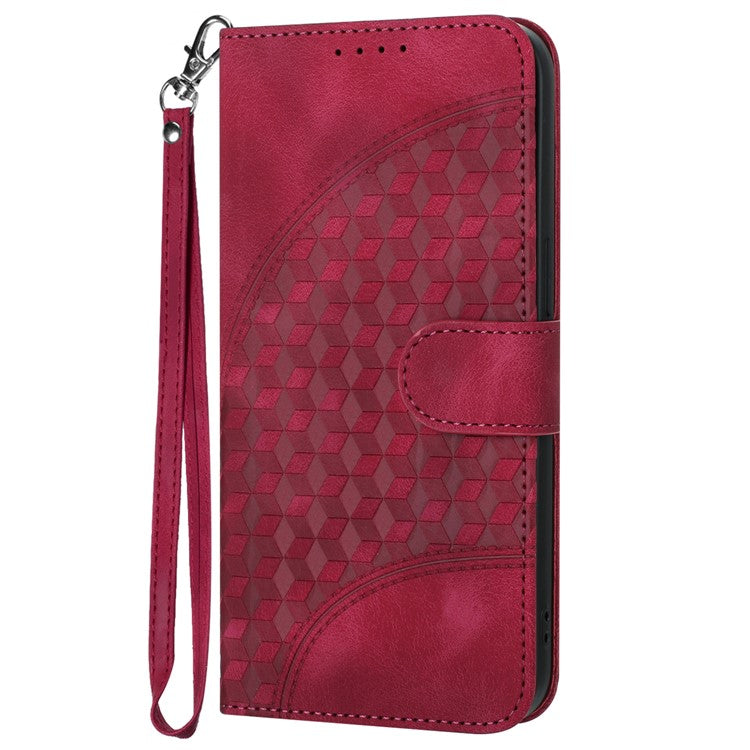 YX0060 For Xiaomi Redmi Note 13 Pro 5G / Poco X6 5G Case Elephant Head Pattern Leather Cover - Rose
