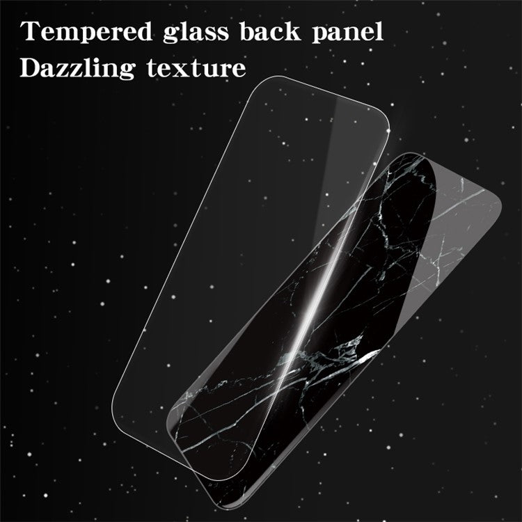 Xiaomi 13T / 13T Pro / Redmi K60 Ultra Cover Marble Pattern PC+TPU+Tempered Glass Mobile Phone Shell - Blood Red Marble