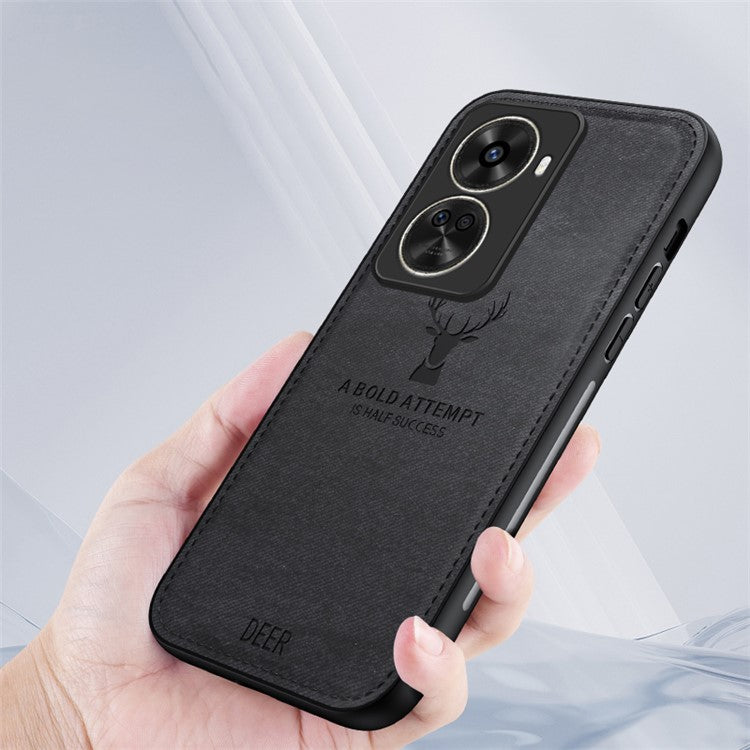 For Huawei nova 11 SE / nova 12 SE 4G Phone Case Refined Deer Pattern Soft Texture Cover - Blue