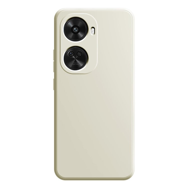 For Huawei nova 11 SE / nova 12 SE 4G Protective Case Straight Edge Rubberized TPU Phone Cover - Antique White