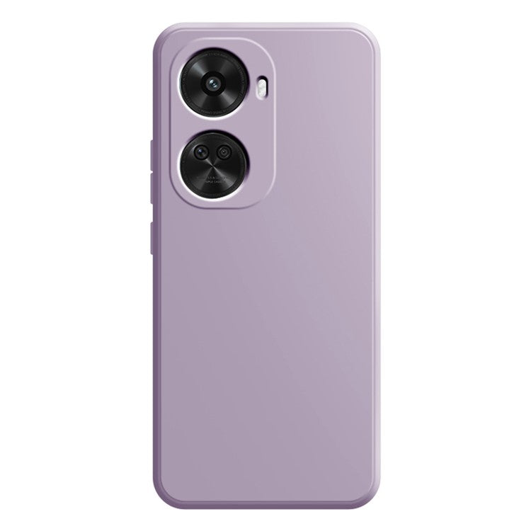 For Huawei nova 11 SE / nova 12 SE 4G Protective Case Straight Edge Rubberized TPU Phone Cover - Grass Purple