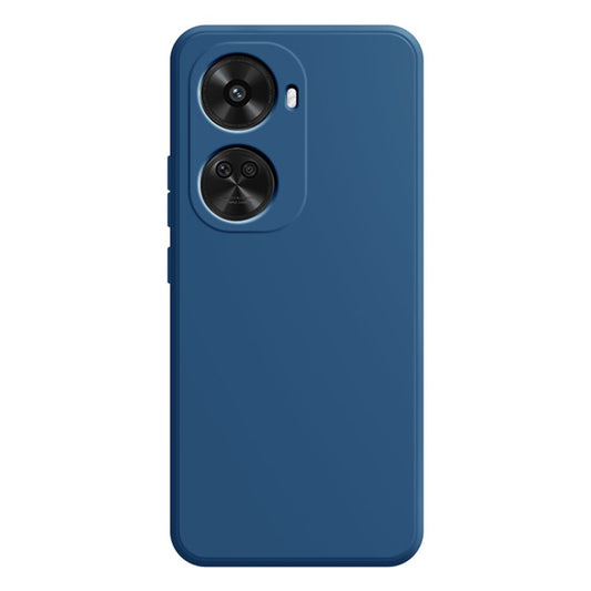 For Huawei nova 11 SE / nova 12 SE 4G Protective Case Straight Edge Rubberized TPU Phone Cover - Blue