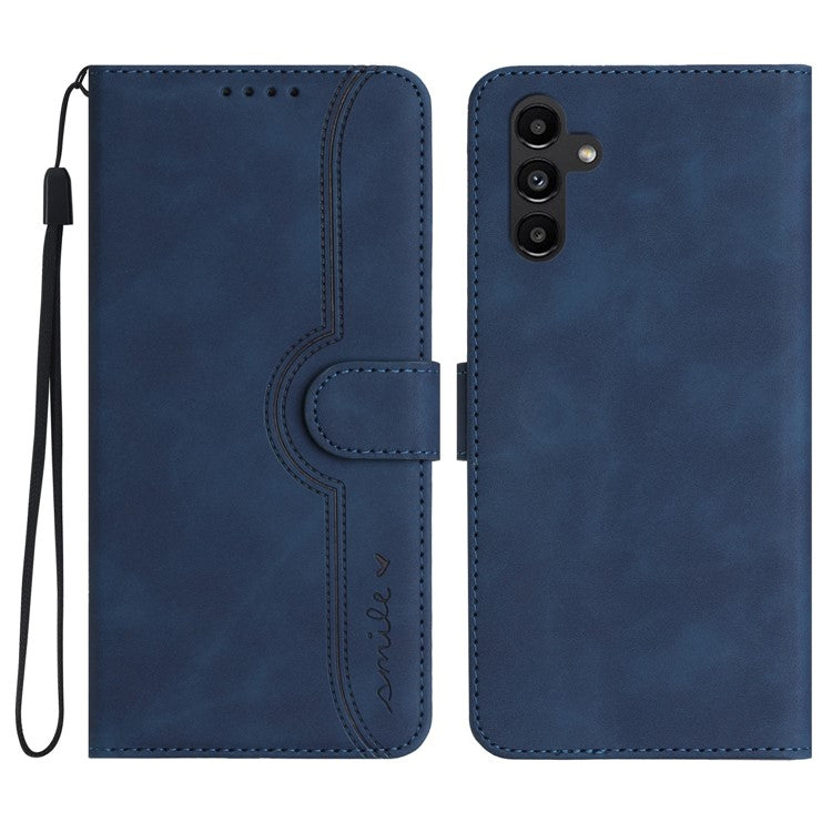 YX0030 For Samsung Galaxy A15 5G Wallet Case Leather Flip Phone Cover - Sapphire