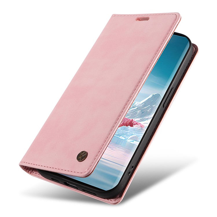 YIKATU YK-006 For Motorola Edge 40 Neo 5G Case Magnetic Flip Folio Leather Wallet Phone Cover - Pink