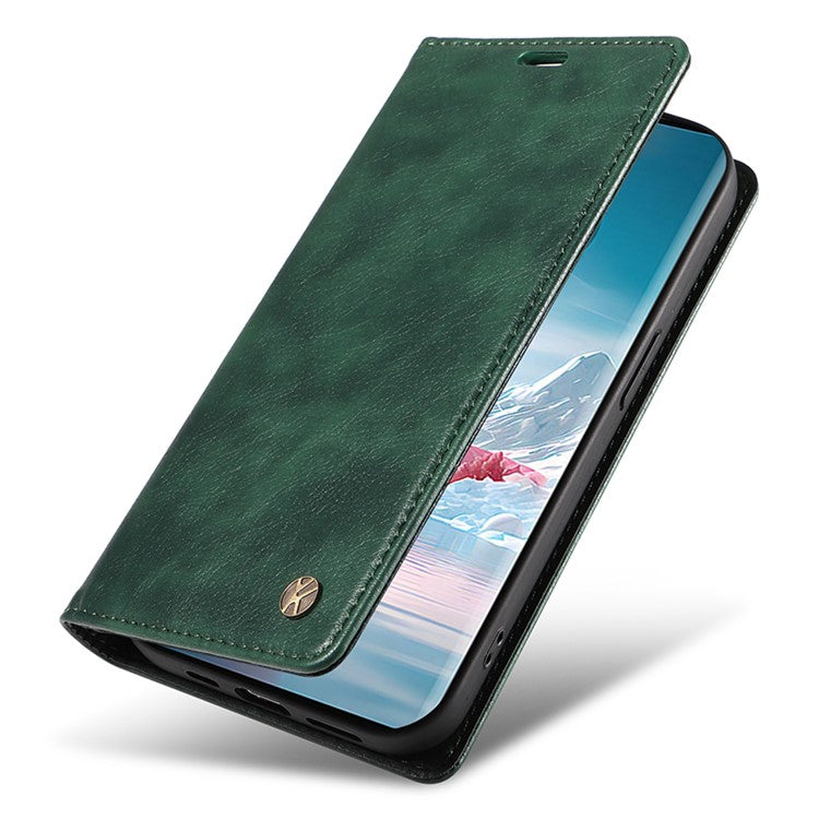 YIKATU YK-006 For Motorola Edge 40 Neo 5G Case Magnetic Flip Folio Leather Wallet Phone Cover - Green