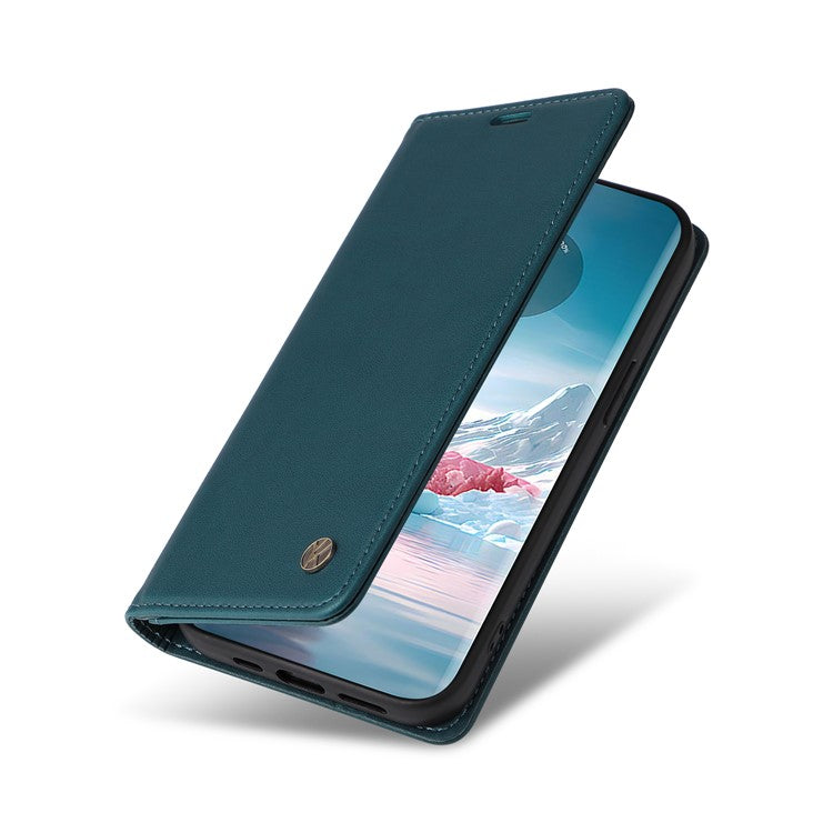 YIKATU YK-001 For Motorola Edge 40 Neo 5G Leather Case Phone Cover Wallet Stand - Green